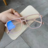 Retro Fashion Anti-blue Light Glasses Men Women Transparent Computer Glasses Frame Eyeglass Frame Flat Glasses Square Eyeglasse