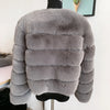 Women's Fashion faux fur coat super hot Autumn Winter women short Faux fox fur fluffy jacket high quality 7xl Ladies furry coats