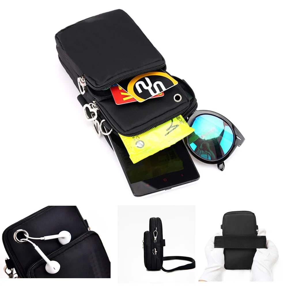 Damen Kuriertasche Kleine Handtasche Umhängetasche Geldbörse für Handy Sakura 26 Alphabet-Druck Münzgeldbörse Damen Kartenhalter