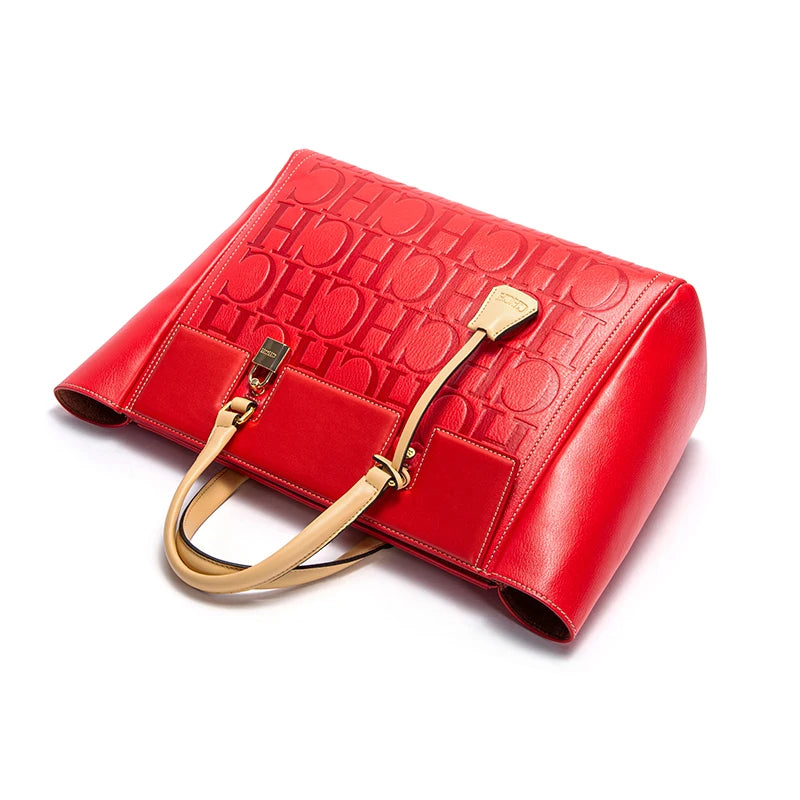 CHCH Mode Retro Print Bucket Bag Reise Party Bankett Umhängetasche Luxus Klassiker 2024 Winter Damen Große Kapazität Handtasche