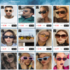 Sports Punk Sunglasses Goggle Y2k Luxury Brand Designer Sun Glasses Shades One Piece Around Eyewear Female Five Star Eyeglasses