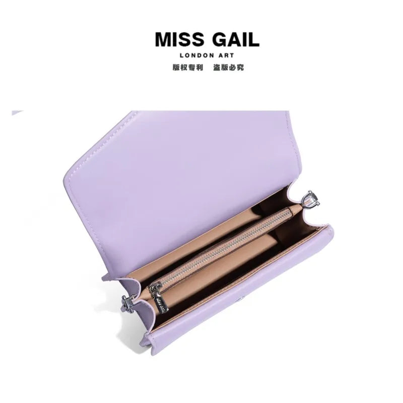 Designer Handheld Small Square Bag 2025 New Style Bow Sweet and High Quality Texture Single Shoulder Cross Shoulder Female