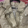 Frühling Sommer Diamanten Perlen Schleife Blazer Mantel 3D Schleife Strass Anzug Jacke Kristallkette Umlegekragen OL Strickjacke Tops