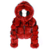Women Warm Faux Fur Coat Winter Vintage Gradient Jacket Furry Outerwear Jackets Hooded Coats Plus Size Autumn Winter Streetwear