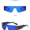 Neue Mode Bunte Sport-Sonnenbrillen Damen Cyberpunk Randlose Sonnenbrille Anti-UV Fahr-Sonnenbrille UV400 Oculos De Sol
