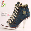 Women Boots Short High Heels Shoes For Women Botas British Style Rivet Ankle Boots Pointed Toe Side zipper strap Female Heels