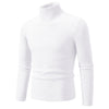 Autumn Men's Turtleneck Sweater Winter Knitted Striped Warm Outdoor Tops