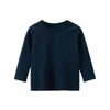 2025 Spring Autumn 2-10 Years Children'S Candy Color Sweet Long Sleeve High Neck Unisex Kids Girl Boy Basic Turtleneck T-Shirt