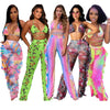 Bra+tassel Pants Suit  2 Piece Set Women Hot Pink Swimsuit Mesh Bathing Suit Sexy Matching Swimwear Viquinis Mujer 2022