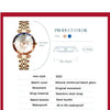 SENO Ocean Star Damen Kristalluhr 2024 Top-Marken Luxus Roségold Damen Armbanduhr für Damen Armbanduhr Relogio Feminino