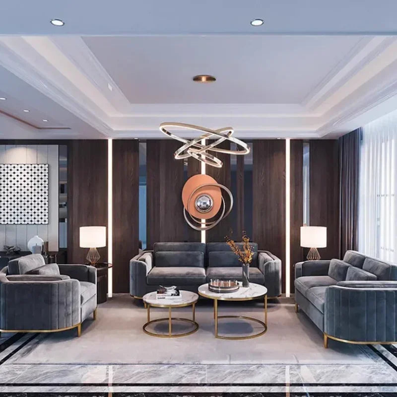 Moderne elegante Wohnzimmer Sofas Designer Grüne Boden Sessel Sofagarnituren Lounge Schnittsofas Divani Da Soggiorno Schlafzimmermöbel