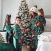 Merry Christmas Family Matching Outfits All Elk Print Mother Father Kids Pajamas Set Soft Loose Sleepwear Xmas Look Gift Pyjamas