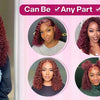 Brazilian Deep Wave 99J Burgundy Lace Front Human Hair Wig 13x4 Deep Curly Short Bob Wigs Human Hair Red Colored Water Wave Wigs
