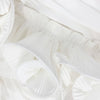 CM.YAYA 2024 Spring/Summer A-Line Women Skirt Satin Ruffles 3D Floral Decorations Night Club Party Hip-Wrapped Short Skirts