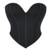 HLJ&GG Sexy Off Shoulder Corset Vest Two Piece Sets Women Sleeveless Backless Bandage Irregular Top + Sequin Mini Skirts Outfits