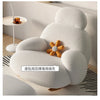 Fluffy White Wohnzimmerstuhl Modern Niedlich Boden Ergonomischer Wohnzimmerstuhl Lounge Relaxsessel Möbel Salon Home Möbel