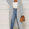 Plus Size Fall and Winter New 2023 Women's Solid Color Cardigan, Casual Knit Cardigan with Pockets Commuter Style Sweater XL-5XL