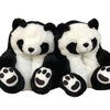 Cute Teddy Bear Plush Winter Slippers Wrapped in Heels Fun Indoor Floor Shoes Women's Gift Warm and Soft Cartoon Plush Animal Sl