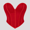 Women'S Strapless Solid Bustier Corset Fishbone Push Up Waist Trainer Crop Tops Sleeveless Backless Padded Bandeau Bikini Top