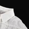 Tossy Lässige lockere durchsichtige Hemden Damen Herbst Revers Langarm Patchwork Bluse Top Streetwear weibliche einfarbige Hemden Top