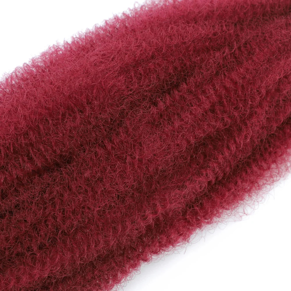 24 Zoll Kinky Afro Springy Braiding Crochet Hair 18 Zoll Marley Kinky Crochet Braids Hair Soft Afro Kinky Twist Crochet Braid Hair