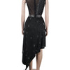 Znaiml Sexy Nightclub One Piece Outfit Romper Playsuit Women Birthday Diamonds Rhinestones Mesh Streamer Side Irregular Jumpsuit