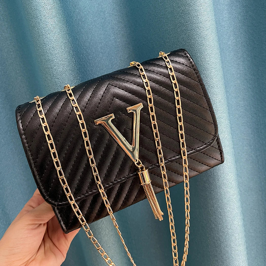 Embroidery Women Crossbody Bag Thread Luxury Handbag Shoulder Bags Brand Sequined Tassel Clutch Small Bag and Purse Party