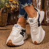Fashionable New Comfortable Casual Women's Shoes Spring and Autumn Hot Selling Round Head Thick Bottom Anti Slip Sports Shoes