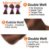 Chocolate Brown Straight Human Hair Bundles Deal1/3/4 Bone Straight Brown Brazilian Straight Hair Weave Bundles Remy Human Hair