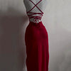 2025 explosive new dress summer high sensibility halter strap Spice Girl bag hip dress
