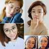 New Metal Frame Glasses Clear Round Lens Eye Glasses for Women Men Large Oversized Eyeware Harajuku Decorative Glasses Gifts