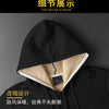 Winter Lambswool Coats Thicken Warm Jackets Long Sleeve Zipper Hoodies Casual Sports Fleece Black Coat Hooded Men Women Jacket