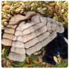 Maomaokong 2025 Natural Real Fox Fur Coat Women Winter Warm Luxury Fur Jacket Detachable Long Sleeves Female Vest Furry Coats