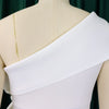 Elegante Kleider für Damen, One Shoulder, ärmellos, Rüschen, Meerjungfrauen-Schnitt, bodenlang, luxuriös, für Geburtstagsfeiern, Dinner, Vestidos Mujer Kleid