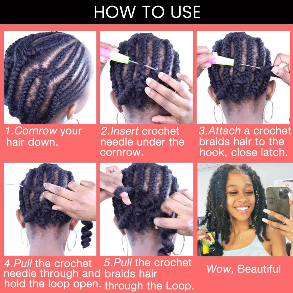 Afro Kinky Curly Hair Bulk Synthetic 12inch Ombre Marley Twists Braiding Hair #1B 4 27 30 33 99J Green Ombre Purple Brown Colors