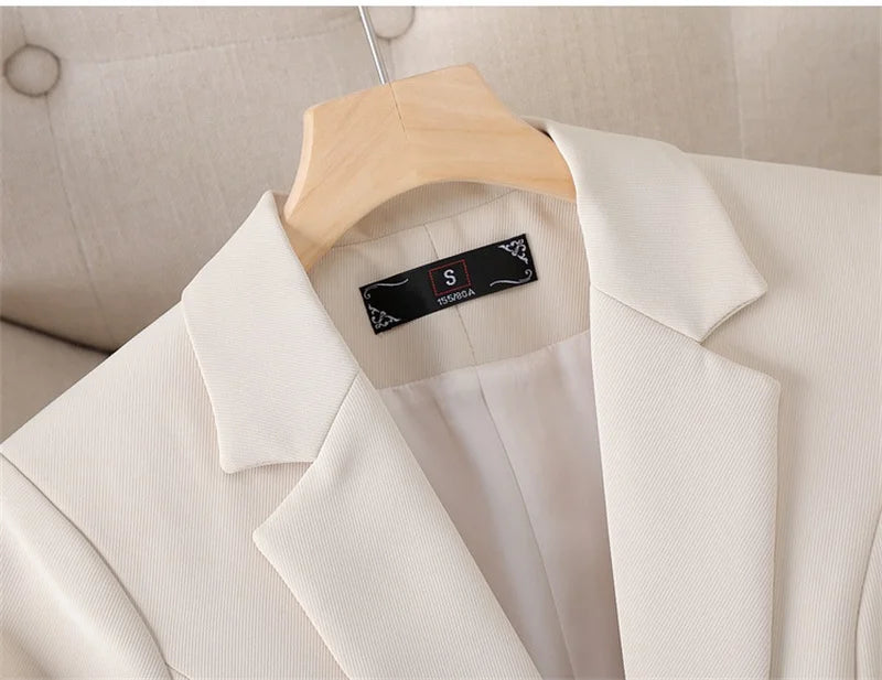 Spring Autumn Blazers New Small Suit Jacket Women Fashion Jacket High-Quality Professional Suit Ladies Blazers Female Outerwear
