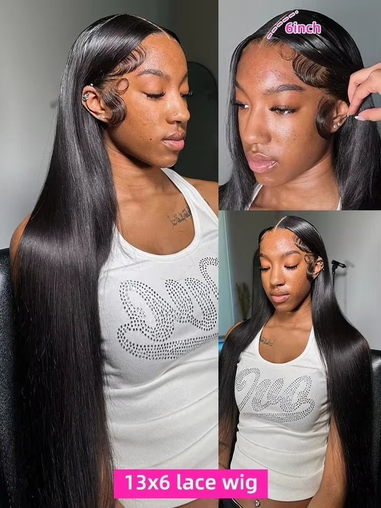 30 40 Inch 13x6 Bone Straight HD Lace Front Wigs 100% Vietnamese Human Hair Wigs 13x4 Lace Frontal Wig For Women Glueless Wigs