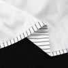 Clacive Fashion Long Sleeve Crop Top 2 Piece Sets Women Elegant Slim Stripe Print Skirts Set Casual High Waist Long Skirt Suits