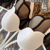 French Ladies Transparent Mesh Corset Sexy Shaper Thin Bra Set Night Club Sweet Cropped Top Girls Hot Bra and Panties Bralette
