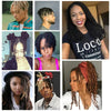 Afro kinky Curly Synthetic Braiding Hair Extensions For DIY Good Omens Cosplay 10 Inch 50g/pcs For Dreadlocks Twist Braids Hair