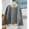 High-End 100% Ziegenwollpullover Damen Stehkragen lockerer Pullover Herbst Winter neuer Stil im Western-Look mit Verjüngungseffekt