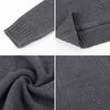 Autumn Winter Men's Warm Sweater Long Sleeve Turtleneck Sweater Retro Knitted Sweater Pullover Sweater