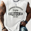 Summer Tank Top Men Gym Fitness Train Clothing Mesh Fabric Quick Dry Body Building Sleeveless Top Fashion Sport Basketball Vest