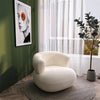 Kleines Wohnzimmer Balkon Freizeit kleines Sofa Lammwolle Einzelsessel Ins-Stil Faul Sofa Stuhl