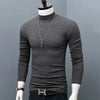 Long Sleeve T-shirt Thermal Underwear Tops Men Winter Clothes Thermal Shirt Autumn Men's Winter Tights High Neck Thin Slim Fit