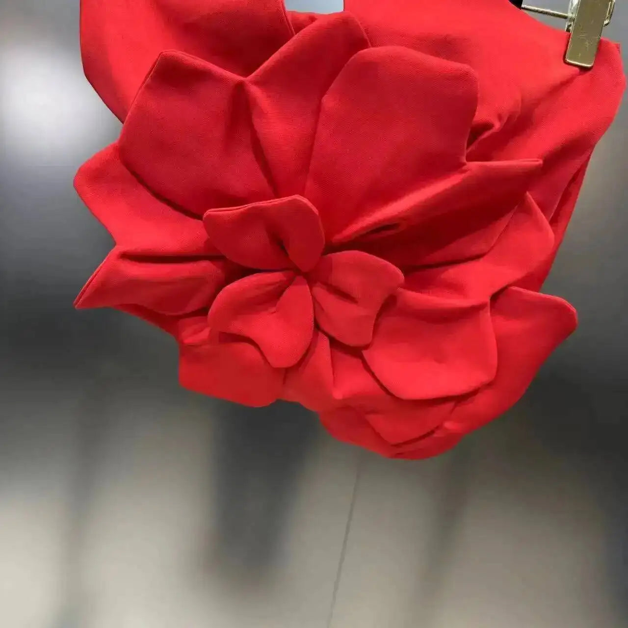 DEAT Fashion New Women's Multi 3D Flower Strapless Tops 2026 Summer Trendy Sleeveless Backless Zipper Camisole Female 11XX9050