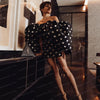 Puffy Satin Dress Bodycon Dress Off Shoulder Dresses For Women 2022 Casual Women's Dresses Plus Size Puffy Female Clothing