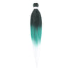 Pre-stretched Braids Synthetic Hair Professional Itch Free Hot Water Setting Fiber 30'' Ombre Yaki Texture Braid Hair Extensions
