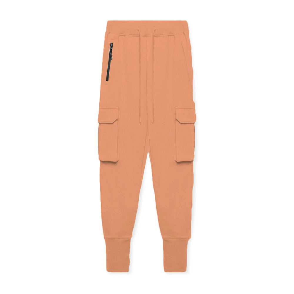 Men's Thick Cotton Training Sets Hoodie Casual Sports Pullover Hooded 2-piece Top with Pants Sweatshirts Gym Running Tracksuits