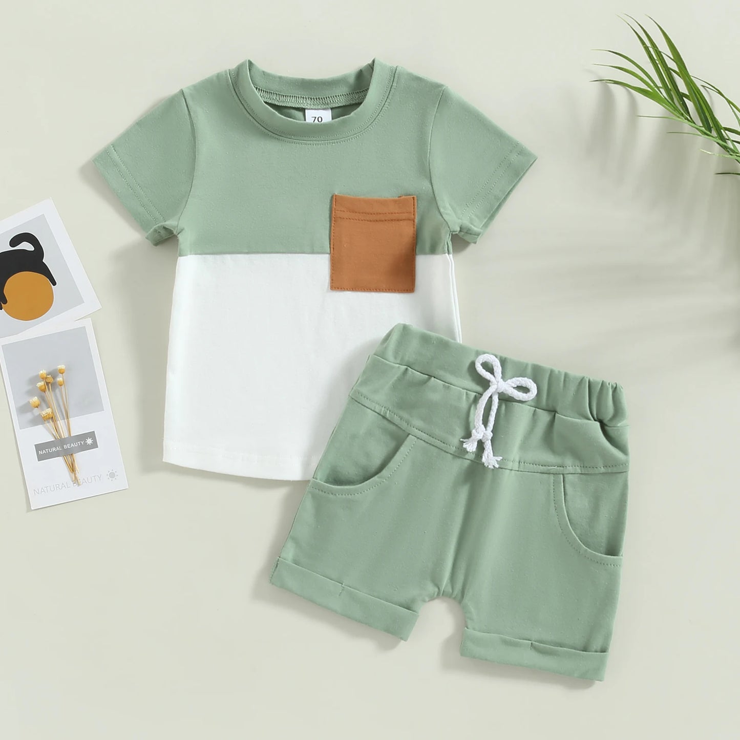 ma&baby 0-3Y Toddler Infant Baby Boy Girl Clothes Sets Casual Short Sleeve T-shirt Tops Shorts Summer Outfits Clothing
